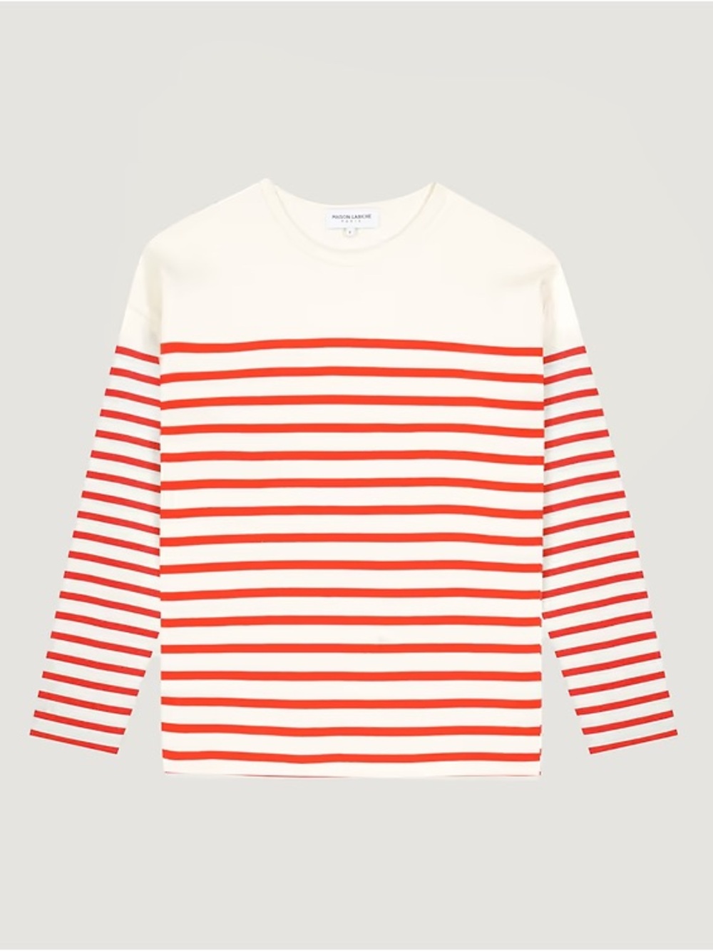 Maison Labiche Paris “Very Busy” Montpar Sailor Long Sleeve Striped Shirt Size S